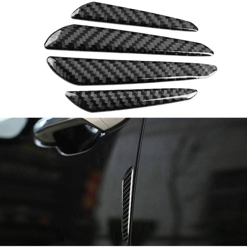 KIMISS 4Pcs Protector de Borde de Puerta de Fibra de