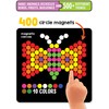 TOYVENTURES Magnetic Puzzle Set – Circles Edition | 400 Colourful