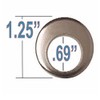 Cragar Mag Extended Style Lug Nut 7/16"-20 with Offset Washer