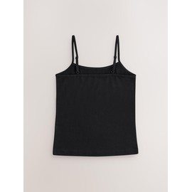 NEXT 3 Pack Spaghetti Strap Tank Tops, black