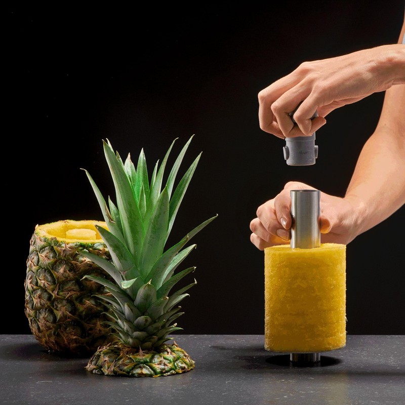 Lurch Peeling and slicing pineapple Stainless Steel Pineapple Cutter on