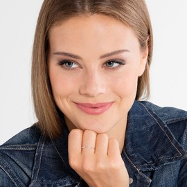 Thomas Sabo Women's Ring, 925 Silver, Size 52 (UK M) - TR2123-413-12-52