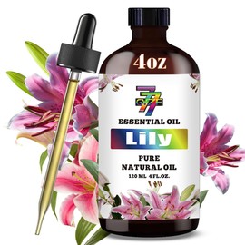 Lily Essential Oil (4 oz/120 ml) — Lily Oils for Aromatherapy, diffusers, humidifiers, Home fragrances, DIY Skincare, soap Making, DIY Candle Making, Relaxation, Yoga, and Meditation