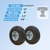 AMZDIAI 10-Inch 4.10/3.50-4 Tire and Wheel Flat Free, Heavy Duty
