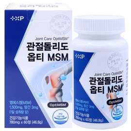 Joint Turnido Opti MSM MSM dietary sulfur supplement tablets, 1 box, 60 tablets / 관절 돌리도 옵티 MSM 엠에스엠 식이유황 영양제 정, 1박스, 60정