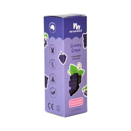 No Nasties Kids Natural Lip Gloss - Gummy Grape, 5ml