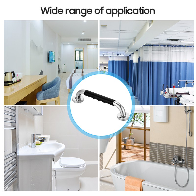 19.6 Inch Anti-Slip Shower Grab Bar Handle Stainless Steel Bathroom