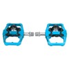 Dual Function Bicycle Pedal Flat Clipless Cleats 3 Sealed Bearings