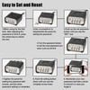 Diyife Heavy Duty Combination Padlock, Large Outdoor Padlock [One-Touch Unlocking]