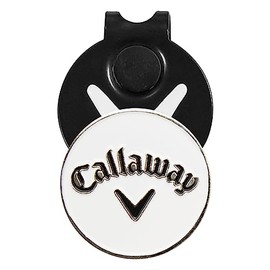 Callaway Hat Clip with Golf Marker Magnet White