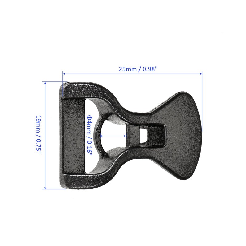 M METERXITY 10 Pack Tent Rope Buckles - Plastic Tent
