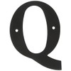 Deltana RL4Q-10B 4-Inch Residential Letter Q House Board