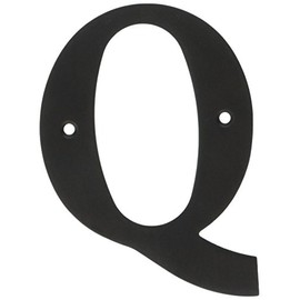 Deltana RL4Q-10B 4-Inch Residential Letter Q House Board