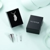 Cremation Jewelry Memorial Urn Necklace for Ashes Feathers Urn Pendant