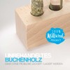 Tuuters Wooden Test Tube Vase - Modern Table Decoration Including