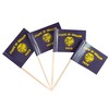 QQSD Oregon Toothpick Flag Small Mini Cupcake Topper Flags, 100