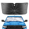 Portable Windshield Sunshade Umbrella Custom Fit for Dodge RAM 1500