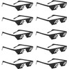 ATDORO 10 Pack Thug Life Sunglasses, Men Women Kids Pixel