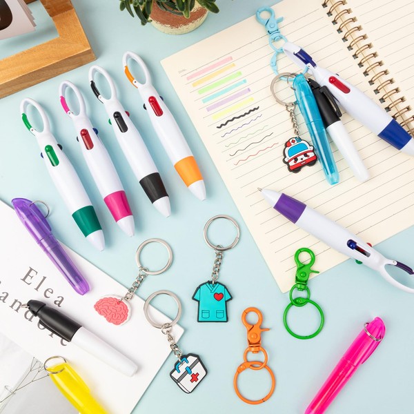 KFPPLXQ KFPPLXQ 30 Pieces Mini Highlighter Nurse Pens for Badge