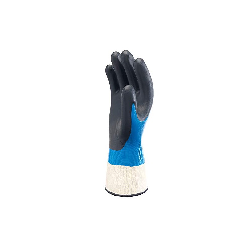 Showa SHO3373L 377 Nitrile Foam Grip Gloves, Medium