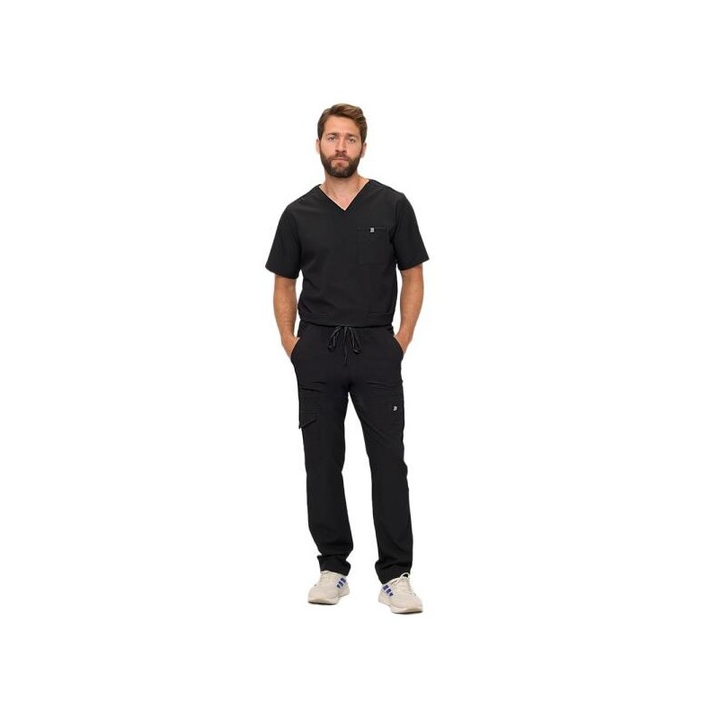Natural Uniform 내추럴 유니폼 남성 스트레치 멀티 포켓 카고 스크럽