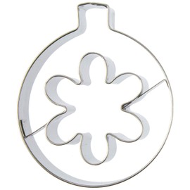 Cotta Christmas Cookie Cutter Ornament Flower, Silver, W5 4xl6 2xh2 cm X 91942