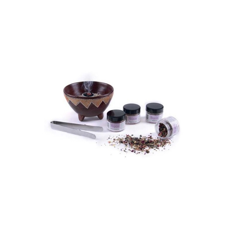 Bijos Incense Mixture in 50 ml PS Glass Balm for