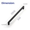 Ravinte 12 Pack 10 Inch Kitchen Square Cabinet Handles Matte