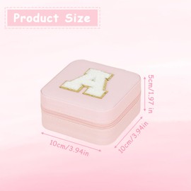 YEJAHY Jewellery Box Girls, Jewellery Box Small Travel for Women Girls, Jewellery Organiser Box, Chain Organiser, Jewellery Organiser Travel for Girls (A)