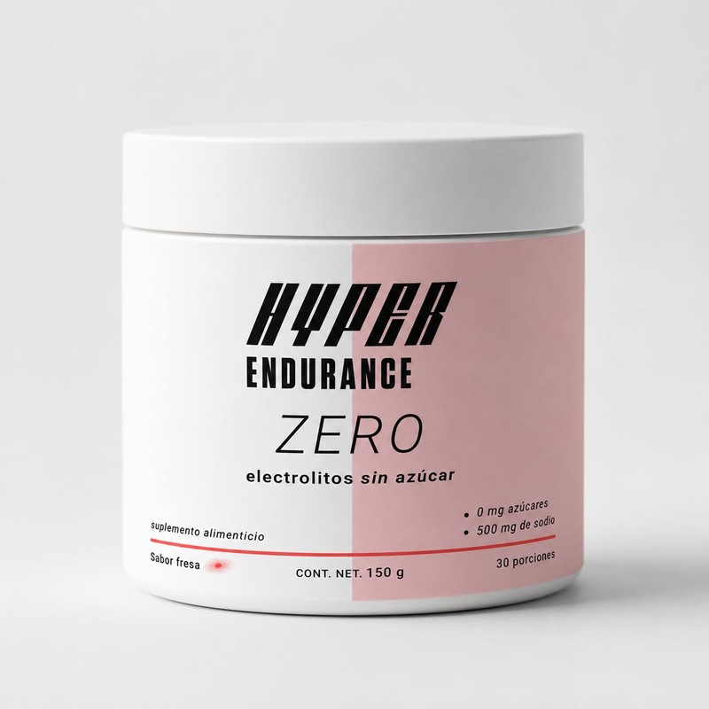 Electrolitos sin Azcar Hyper Endurance Zero, 30 porciones, 500 mg