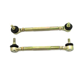 SEMOLTO 2PCS 110mm Metal Bolt Tie Rod Ball Joiner Steering Shaft Assembly for Four Wheeler ATV Go Kart with 11mm Left and Right Hand Tie Rod Ball Joint for ATV Quad Go Kart