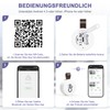 OQIMAX Bluetooth Thermometer Hygrometer, Wireless Temperature and Humidity Meter with