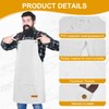 APRONPANDA Waterproof Apron for Women Men, Cooking Chef Apron with
