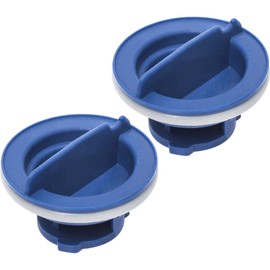 BlueStars WPW10077881 Dishwasher Rinse Aid Cap - Ultra Durable Dispenser Cap - Compatible with Whirlpool KitchenAid Dishwashers - Replaces W10077881 PS11748135 AP6014865 - PACK OF 2
