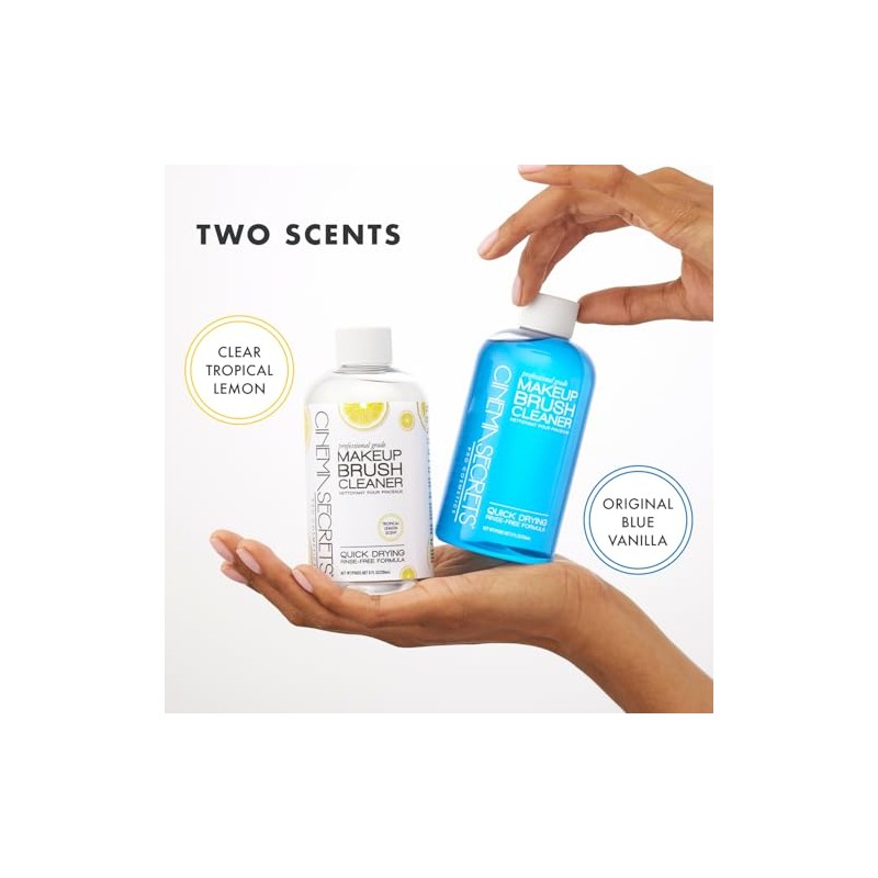 Cinema Secrets Limpiador profesional de brochas de maquillaje, 6 onzas