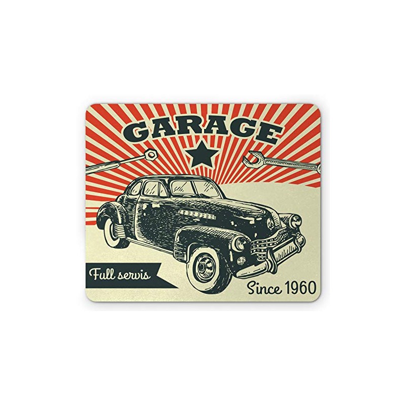 Ambesonne - Alfombrilla de Mouse de Goma, Multi 9, 9.25"