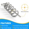 Soft Lure Bait Spring Twist Lock 150pcs Fishing Crank Hook