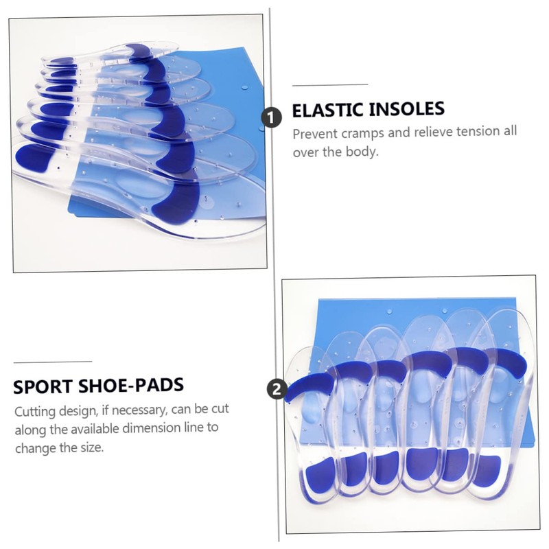 Ipetboom Quality Pu Material Insoles Massaging Breathable Comfortable for Long