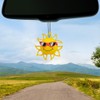 Coolballs California Sunshine Red Sunglasses Hanging Rear-View Mirror Dangler Car