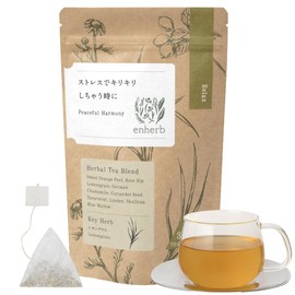 enherb Herbal Tea "When You Get Crispy With Stress" x 30 Decaffeinated Tea Bags