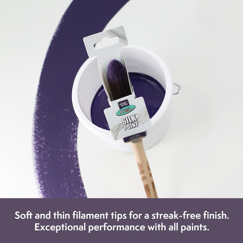 Axus Décor Silk Point Ultra (Mink series) Paint Brush Filaments