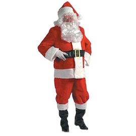 Costume SuperCenter XXL Plush Regal Santa, Red/White, Size Jacket Size 58-60