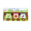 TOHKIN MC-Y3 Cute Magnetic Clip MC-Y3 Mixed 3 Pieces Cucumber