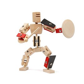 rewoodo Helden Wooden Toy from 3 Years Made in Germany (Complete Hero, Gladiator)