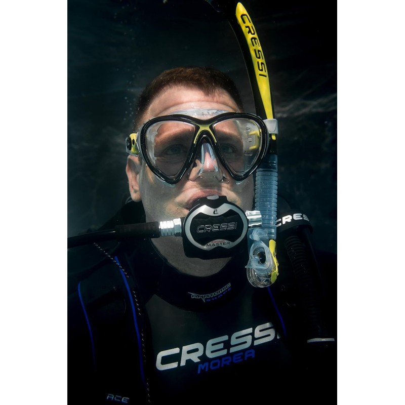 Cressi Big Eyes Evolution Mask & Alpha Ultra Dry Snorkel