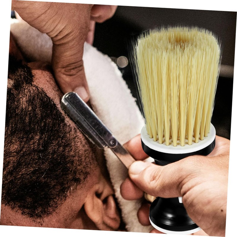 Baluue Hair Cutting Barber Neck Brush Set Detachable Duster for
