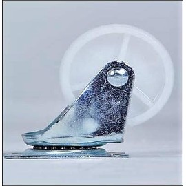 4 x Castors for Furniture Made of Metal, 360° Rotatable, Sturdy, Versatile Swivel Castors in Various Sizes (Diameter 30 mm, White)