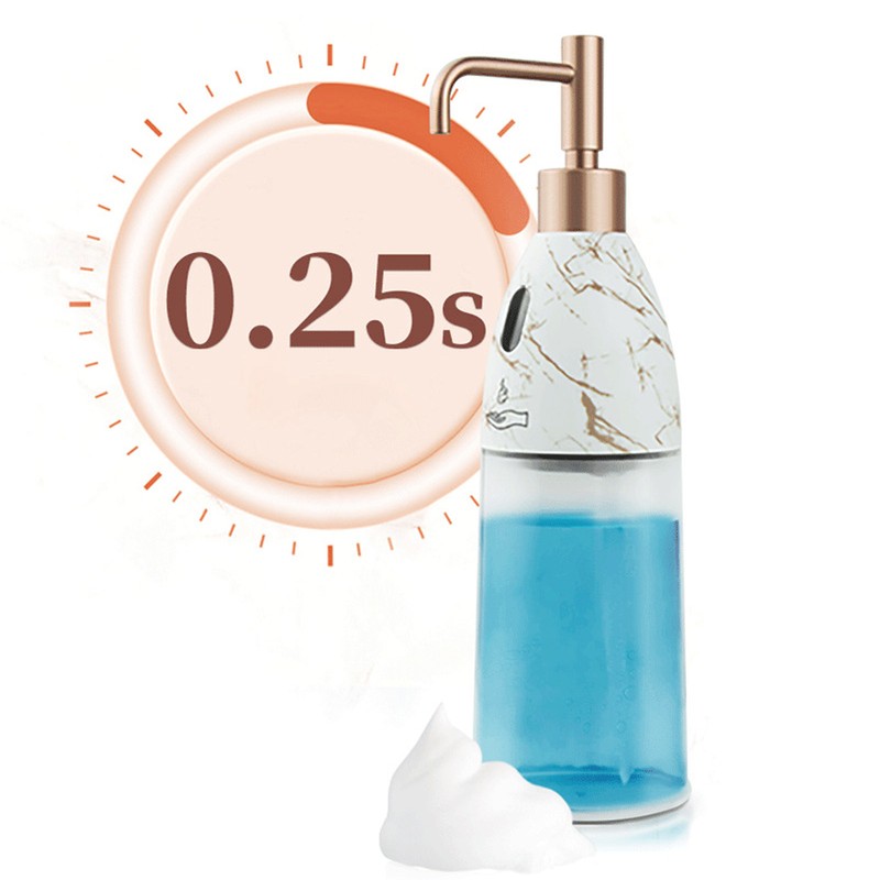 Automatic Foaming Soap Dispenser USB Rechargeable Infrared Sensor Countertop Auto