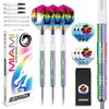 RED DRAGON Miami 24 Gram Professional Tungsten Darts Set with