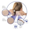 Toros-group Soft, 100% Cotton Neck Support Brace, Adjustable Cervical Collar,